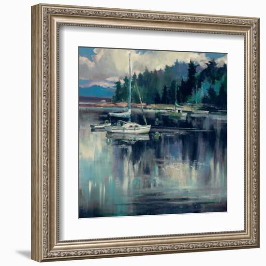 Coastal Shoreline-Brent Heighton-Framed Art Print