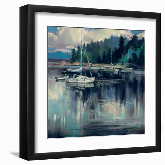 Coastal Shoreline-Brent Heighton-Framed Art Print