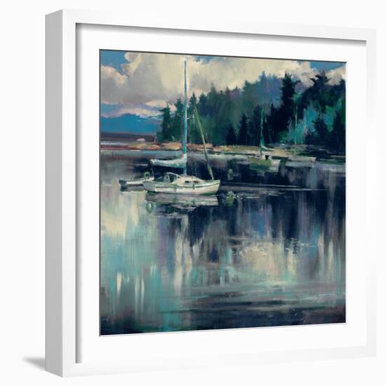 Coastal Shoreline-Brent Heighton-Framed Premium Giclee Print