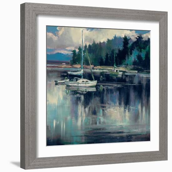 Coastal Shoreline-Brent Heighton-Framed Art Print