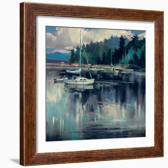 Coastal Shoreline-Brent Heighton-Framed Art Print