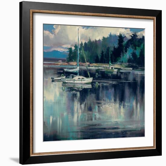 Coastal Shoreline-Brent Heighton-Framed Art Print