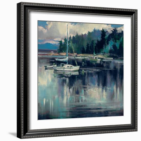 Coastal Shoreline-Brent Heighton-Framed Art Print