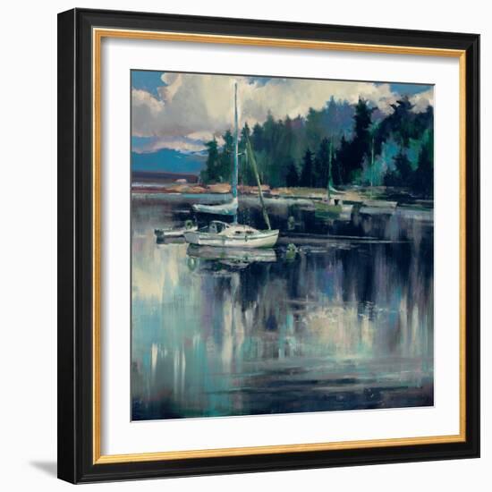 Coastal Shoreline-Brent Heighton-Framed Art Print