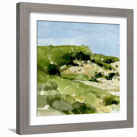 Coastal Sketch III-Emma Caroline-Framed Art Print