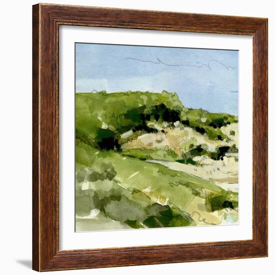 Coastal Sketch III-Emma Caroline-Framed Art Print