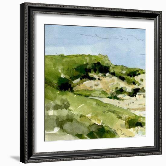 Coastal Sketch III-Emma Caroline-Framed Art Print