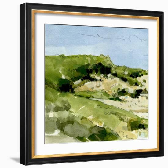 Coastal Sketch III-Emma Caroline-Framed Art Print