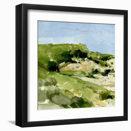 Coastal Sketch III-Emma Caroline-Framed Art Print