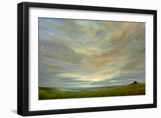Coastal Sky-Sheila Finch-Framed Art Print