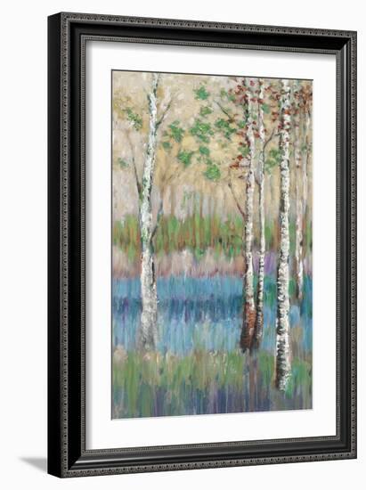 Coastal Spring Birch-James Zheng-Framed Art Print