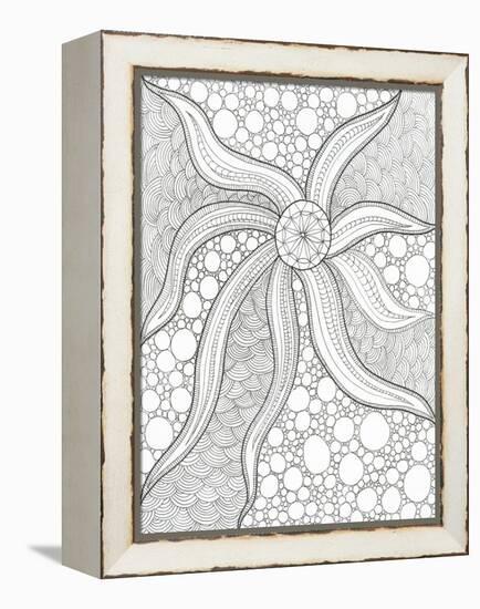 Coastal Starfish-Pam Varacek-Framed Stretched Canvas