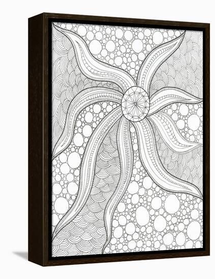 Coastal Starfish-Pam Varacek-Framed Stretched Canvas