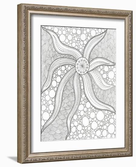Coastal Starfish-Pam Varacek-Framed Art Print