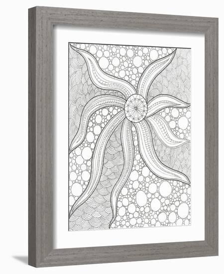 Coastal Starfish-Pam Varacek-Framed Art Print