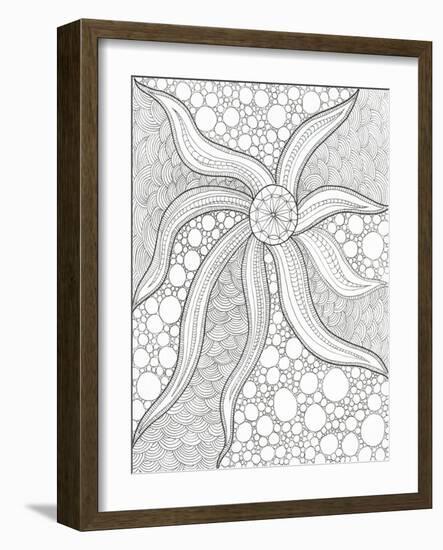 Coastal Starfish-Pam Varacek-Framed Art Print