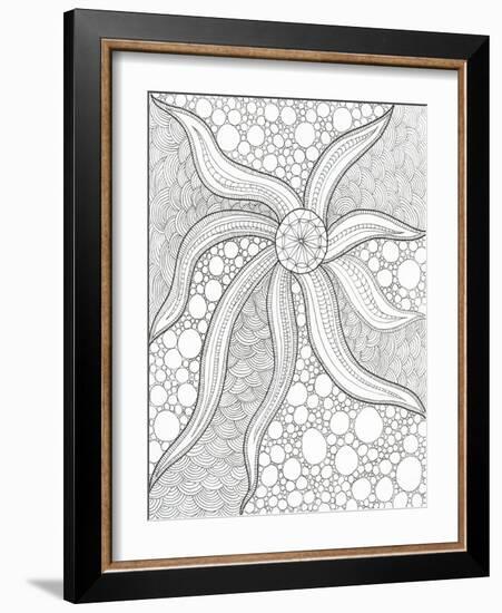 Coastal Starfish-Pam Varacek-Framed Art Print