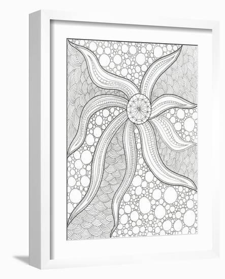 Coastal Starfish-Pam Varacek-Framed Art Print