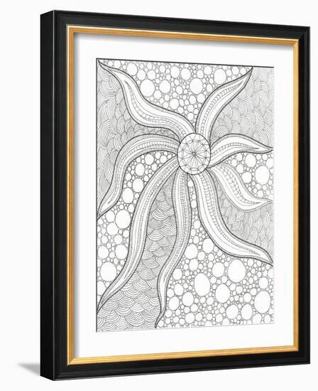 Coastal Starfish-Pam Varacek-Framed Art Print