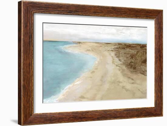 Coastal Stroll II-Maya Woods-Framed Art Print