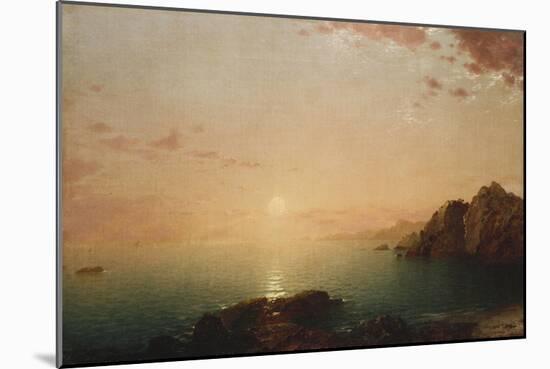 Coastal Sunset, 1864-Hendrik Avercamp-Mounted Giclee Print