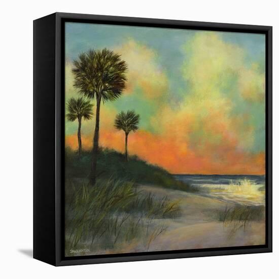 Coastal Sunset I-David Swanagin-Framed Stretched Canvas