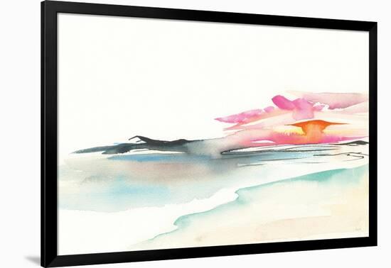 Coastal Sunset-Kristy Rice-Framed Premium Giclee Print