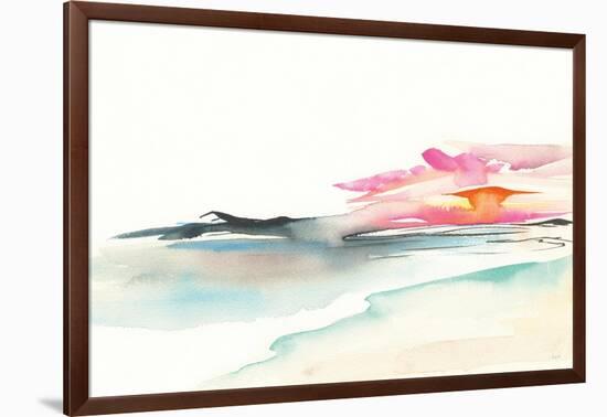 Coastal Sunset-Kristy Rice-Framed Premium Giclee Print