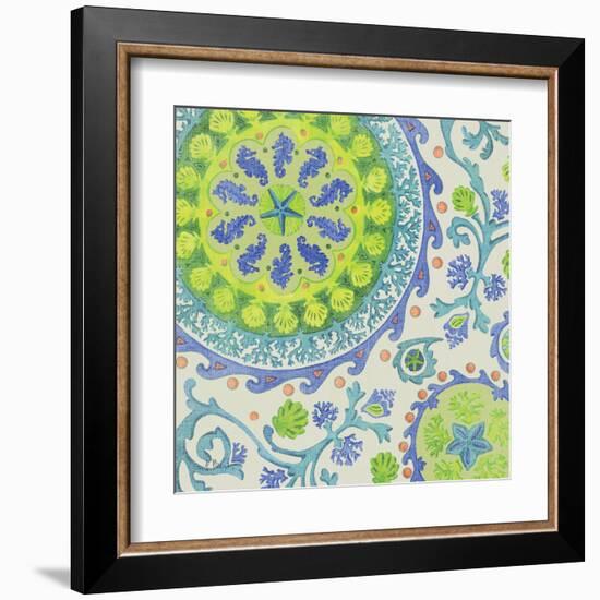 Coastal Suzani I-Paul Brent-Framed Art Print