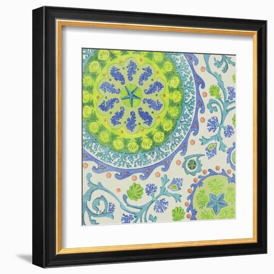 Coastal Suzani I-Paul Brent-Framed Art Print