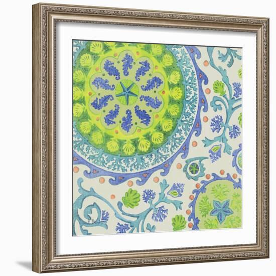 Coastal Suzani I-Paul Brent-Framed Art Print