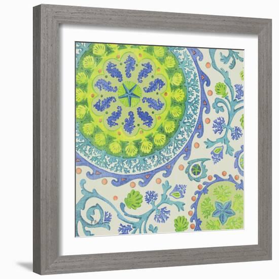 Coastal Suzani I-Paul Brent-Framed Art Print