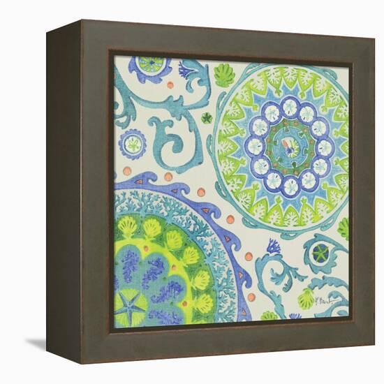 Coastal Suzani II-Paul Brent-Framed Stretched Canvas