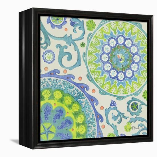 Coastal Suzani II-Paul Brent-Framed Stretched Canvas