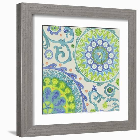 Coastal Suzani II-Paul Brent-Framed Art Print