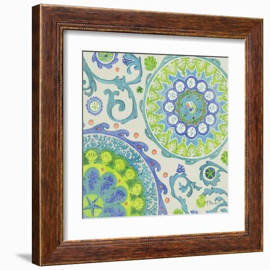 Coastal Suzani II-Paul Brent-Framed Art Print