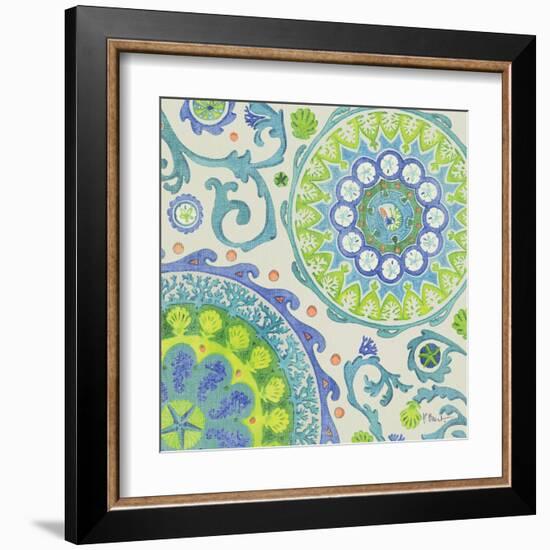 Coastal Suzani II-Paul Brent-Framed Art Print