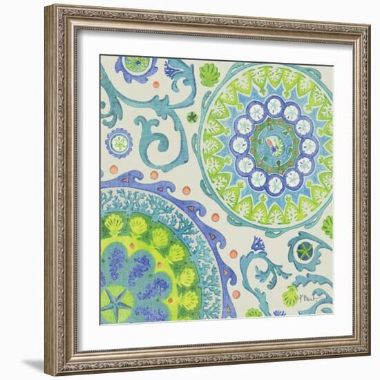 Coastal Suzani II-Paul Brent-Framed Art Print