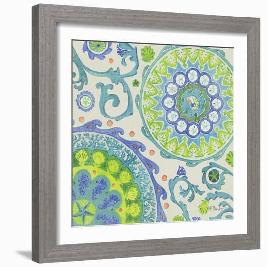 Coastal Suzani II-Paul Brent-Framed Art Print