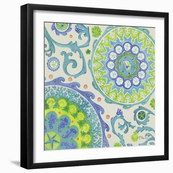 Coastal Suzani II-Paul Brent-Framed Art Print