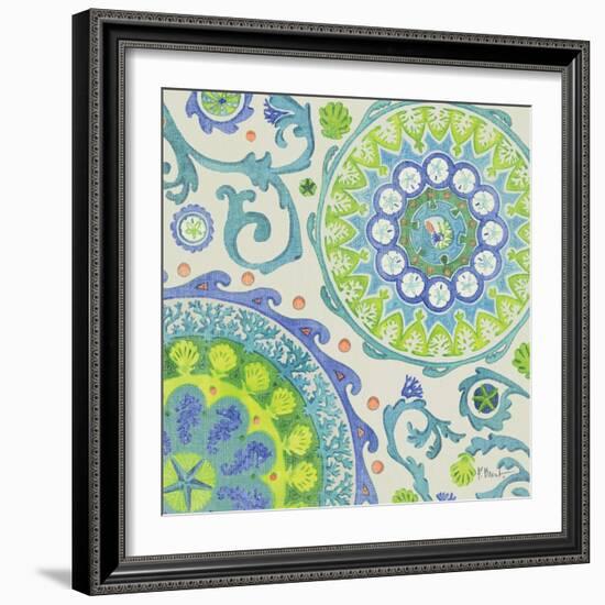 Coastal Suzani II-Paul Brent-Framed Art Print