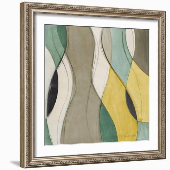 Coastal Teal Coalescence I-Lanie Loreth-Framed Art Print