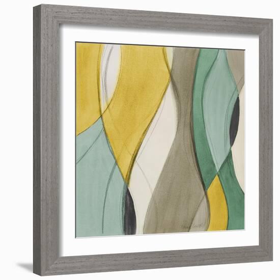 Coastal Teal Coalescence II-Lanie Loreth-Framed Art Print