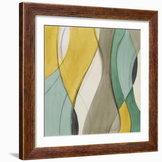 Coastal Teal Coalescence II-Lanie Loreth-Framed Art Print