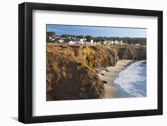 Coastal Town of Mendocino, California, United States of America, North America-Miles-Framed Photographic Print