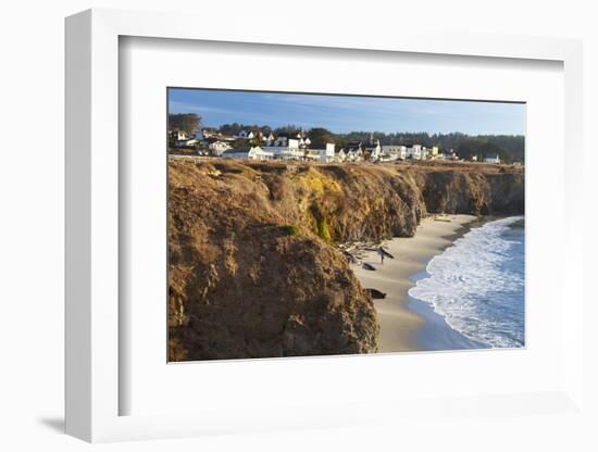 Coastal Town of Mendocino, California, United States of America, North America-Miles-Framed Photographic Print