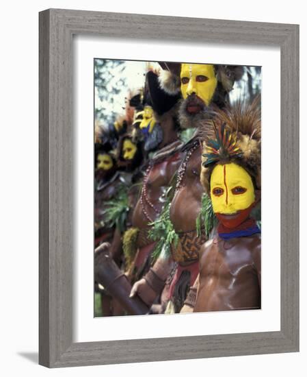 Coastal Tribe Natives, Oro, Papua New Guinea-Michele Westmorland-Framed Photographic Print