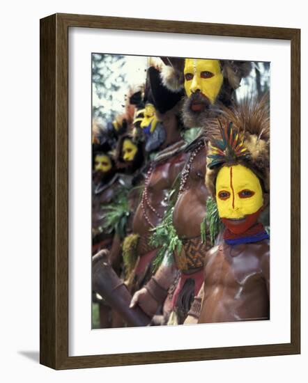 Coastal Tribe Natives, Oro, Papua New Guinea-Michele Westmorland-Framed Photographic Print