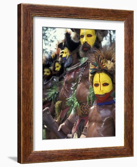 Coastal Tribe Natives, Oro, Papua New Guinea-Michele Westmorland-Framed Photographic Print