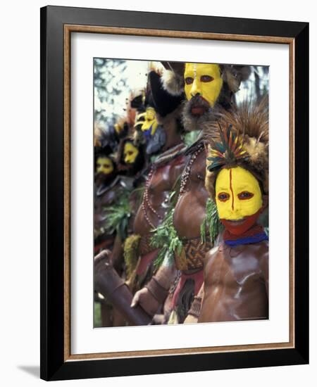 Coastal Tribe Natives, Oro, Papua New Guinea-Michele Westmorland-Framed Photographic Print